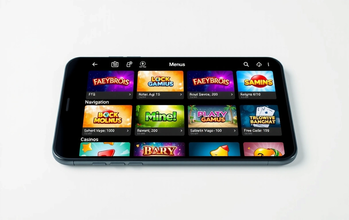 Interfaz Móvil Betsson