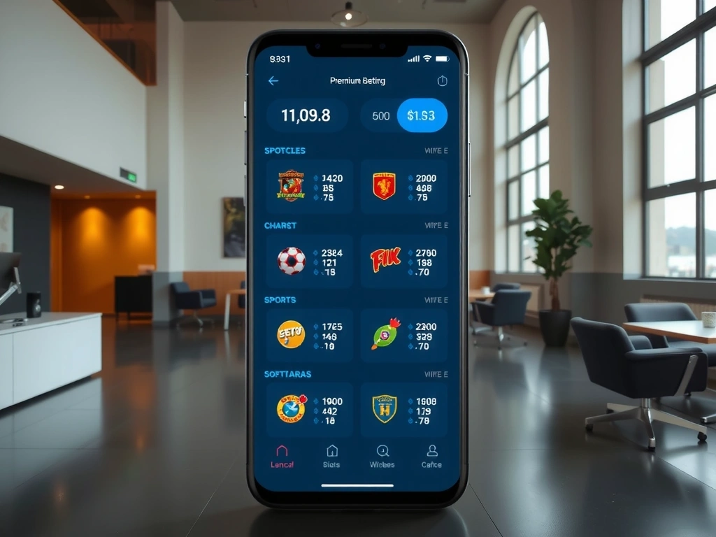 Interfaz Móvil Rushbet